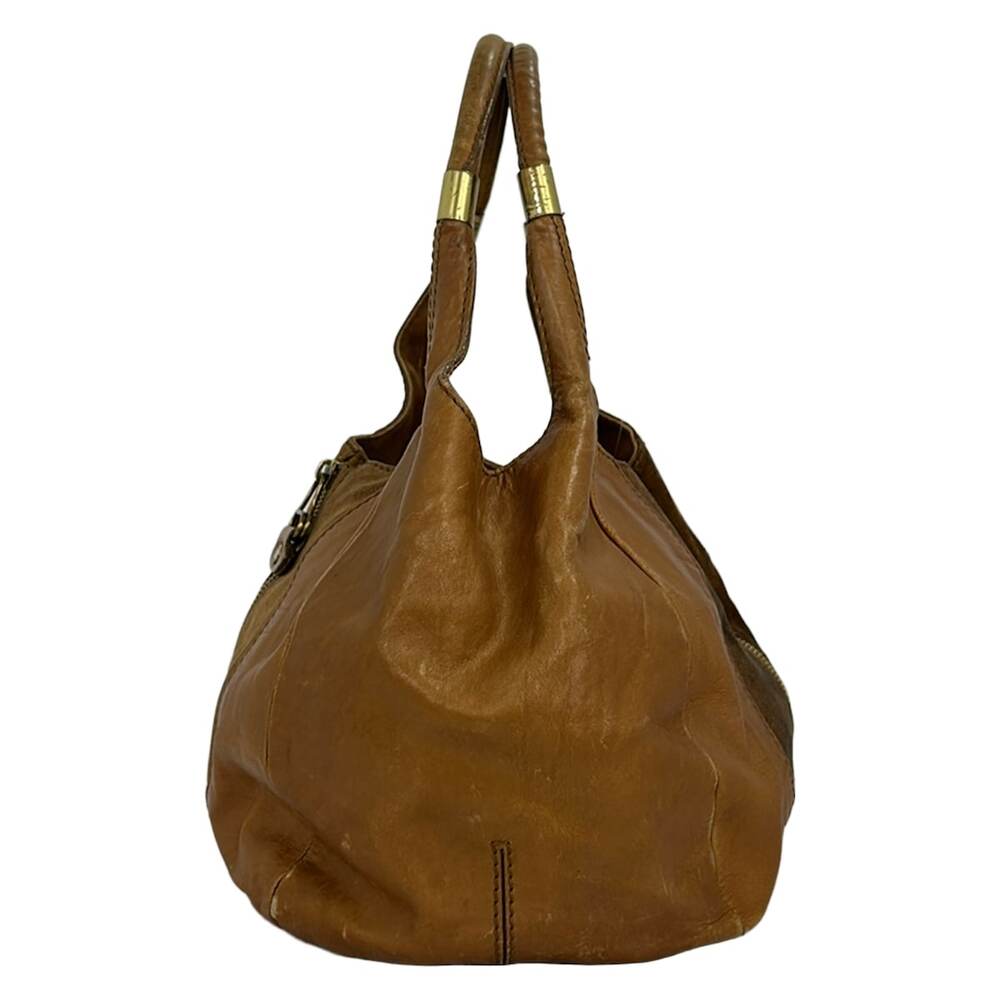Jimmy Choo Tote Bag Light Brown Leather Suede - Picture 2 of 16